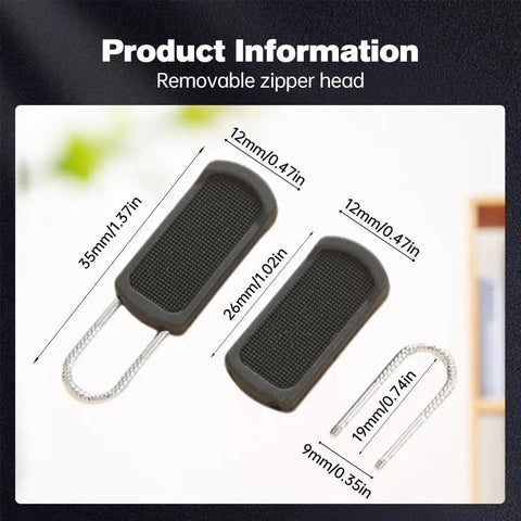 Universal Zipper Pull Replacement Kit For Jackets Luggage Backpacks Purses Boots And Pants With Removable Anti Slip Pull Tabs Black 10 Pack 2025 Update Durable Universal Fit For Everyday Gear Easy Quick Fix