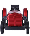Dope Metal DIY Tractor Engine Kit With Suspension And Lights App Remote Control For STEM And Science Demo front view, red metal body