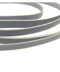 Built Tough Multi Wedge Drive Belt With High Modulus Rubber And Reinforced Cords For Industrial Machinery, flexible design, textured surface.
