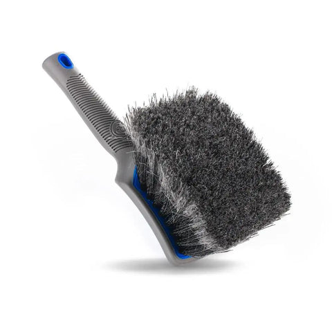 ProGrip Wheel Face Brush With Ergonomic Rubberized Handle And Flagged Tip Bristles For No Fuss Deep Cleaning Of Wheels