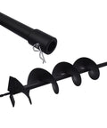 6 Inch Auger Drill Bit With 3/4 Inch Shaft For Planting, Gardening, Tree Planting, And Hole Digging In Soil, centered design