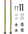 Height Control Valve Linkage Kit For Air Suspension With Dynamic Height Adjustment And 14 Inch Adjustable Strap, metal rods, bolts, washers