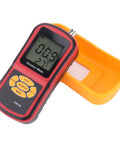 Real Deal Digital Vibration Meter With Dead Accurate Piezoelectric Sensor Handheld Portable Industrial Vibrometer Analyzer displaying readings.