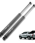 Rock Solid Gas Struts For Truck Tonneau Cover And Pickup Bed Topper Upgrade Smooth Hydraulic Action 2 Pack, black heavy duty 30 inch struts.