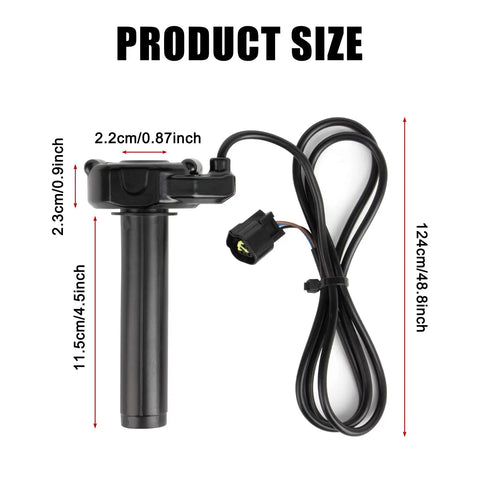 Rolling Bearing Electric Throttle Handle Grips For Sur Ron Light Bee X S And Segway X160 X260 22mm 7 8 Inch Handlebar Upgrade With Smooth Rolling Bearings Factory Stock Controller Only