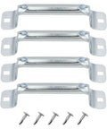 Badass Heavy Duty Garage Door Lift Handles Built Rock Solid For Daily Grind Features A No Sweat Install Process With All Required Screws And Mounting Parts Already Included. Set of 4 metal pull handles with screws.