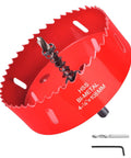 Beast Mode Bi Metal 4 Inch Hole Saw With Arbor And Pilot Bit For Fast Clean Cuts In Wood Plastic Metal Drywall HSS High Speed Steel Cutter
