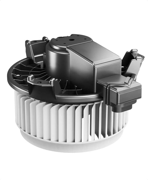 Front HVAC Blower Motor For 2009-2018 Dodge Ram 1500 2500 3500 Bolt-On Heavy Duty Replacement Fan Assembly showing detailed structure.