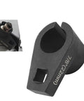 Offset Oxygen Sensor Socket 3/8 Drive 7/8 Inch 22mm 6-Point O2 Sensor Wrench Tool in chromium-molybdenum steel, side view