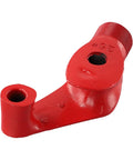 Fan Shaped Manual Steel Pipe Bender For Plumbing And HVAC with red finish, showing precise bending die for copper and galvanized pipes.