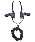 700C Front Wheel Electric Bike Conversion Kit 48V 1000W Hub Motor DIY ebike brake levers with wiring for road and mountain cycles.