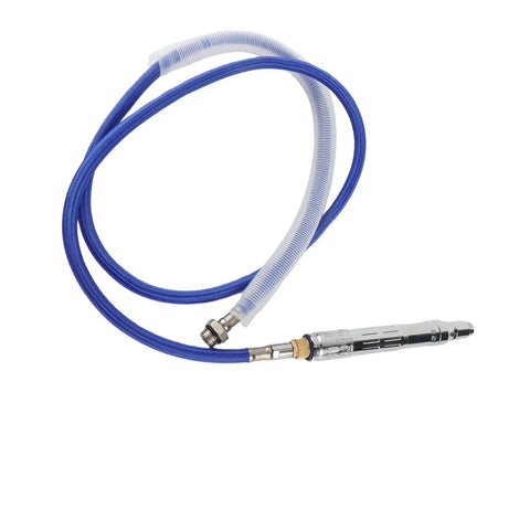 Built Tough Air Driven Die Grinder Kit Featuring 70000Rpm Torque And Rock Solid Precision Tuning For Smooth Zero Shake Polishing Engraving And Rapid Material Removal with flexible blue air hose.