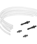 Milk Tubes Hoses Kit For Jura Coffee Machines, 5 silicone tubes 36 cm long, food safe, includes 4 connector nipples