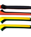 Multicolor Rubber Handle Grips For Pliers, Non Slip Comfort Replacement, soft rubber exterior, shown in black, orange, yellow, green