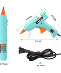 Mini Hot Glue Gun Kit With 30 Colorful Sticks For DIY Crafts And Quick Home Repairs, Fast Heat In Minutes, Anti Drip Nozzle, Tool Sizes
