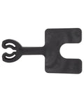 Traditional Arrow Holder With Vented Retainer For Archery Gear, Durable Recurve TPE Mount, Made In USA, top view