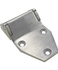 Industrial Grade Stainless Steel Door Hinge Heavy Duty Load Bearing Hardware Built Like A Workhorse For Trucks Containers And Equipment Boxes Shop Ready Rock Solid 1 Pack close-up view of shiny stainless steel hinge with visible mounting holes
