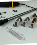 3 Piece Adjustable Rope Buckle High Strength Spring Tensioner Set with tension springs and hooks for quick tent setup
