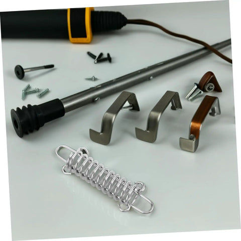 3 Piece Adjustable Rope Buckle High Strength Spring Tensioner Set with tension springs and hooks for quick tent setup