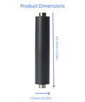 Driven Support Shaft Assembly Replacement for Bambu Lab Filament System showing dimensions 83.5mm x 15mm