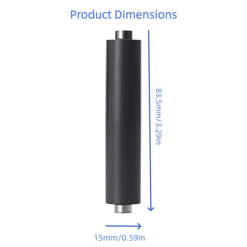 Driven Support Shaft Assembly Replacement for Bambu Lab Filament System showing dimensions 83.5mm x 15mm