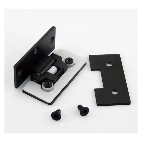 304 Stainless Steel Bathroom Glass Door Hinge Black Folding For Frameless Shower Doors And Cabinet Cupboard Built Tough No Rust 6-10mm