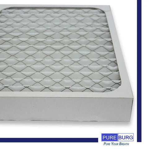 Close-up of Two-Pack Replacement HEPA Filters For Hunter HEPAtech Air Purifier 30928 Fits 30057 30059 showing filter structure.