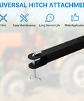 Universal hitch attachment for Beefy Heavy Duty Yard Trailer For ATV UTV Tow Dump Cart With 1600 Lbs Capacity