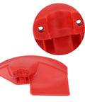 Rugged Brushcutter Guard For Straight Shaft Trimmers Red Plastic 28x17cm One Piece Shield Fits Most Straight Shaft Machines