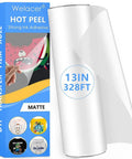 DTF Transfer Film Roll 13 Inch By 328 Feet For Double Sided Matte Clear Pretreat Sheets PET Heat Transfer Paper packaging