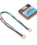 Pro Grade M10-25Q GPS Module For FPV Racing Drones With 72 Search Channels shown with connection cable