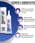 Top Tier PTFE 3D Printer Lubricant Grease For Linear Rails And Gears in a 10g tube, optimizing 3D printer performance.