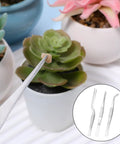 Pro Grade Garden Tweezers Set Of 3 Stainless Steel Plant Tweezers With Straight And Curved Tips, Dope Precision Bonsai Tools For Indoor Outdoor Gardening, Kitchen And More, 6.22In, 6.33In, 6.4In, stainless steel curved tip tweezer lifting succulent