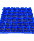 Plastic Pallet Storage Grid Pad Waterproof And Lightweight Nestable Floor Pallets HDPE Breathable Grids For Garage Supermarket Basement Two Pack