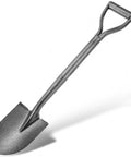 30 Inch All Metal D Handle Shovel For Digging And Gardening Steel Blade Small Spade With Short Handle Heavy Duty Workhorse