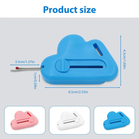 Magnetic Seam Guide Set For Sewing Machine Three Piece Must Have With Seam Rippers and Hemmer Guide Scale Tool in blue, pink, white