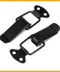 Universal Car Bumper Security Hook Clips Quick Release Lock Set For Trunk Bumpers And Fenders Black 80x28mm 2 Pack Replacement