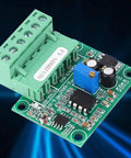 0 To 500 Hz To 0 To 10 V Frequency To Analog Converter Module For PLCs And Motion Controllers, Plug And Play Digital To Analog Interface, 5 12 24V Input, Industrial Grade, Easy Interface For Frequency Converters