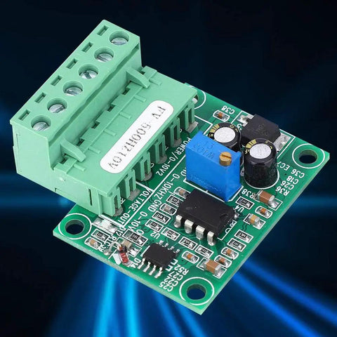 0 To 500 Hz To 0 To 10 V Frequency To Analog Converter Module For PLCs And Motion Controllers, Plug And Play Digital To Analog Interface, 5 12 24V Input, Industrial Grade, Easy Interface For Frequency Converters