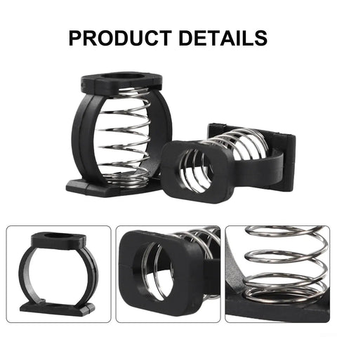 Heavy Duty Girftong Hinge Clamp Spring C Buckle For Brompton Folding Bike Stainless Steel Frame Upgrade Kit Secure Fit Easy Install Black Replacement Parts That Slaps black spring clamp set