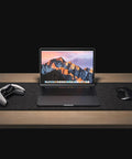 Durable Felt Desk Pad For An Ultra Smooth Workstation Mouse Pad And Keyboard Mat Large 36 By 12 Inches Desk Protector In Dark Gray