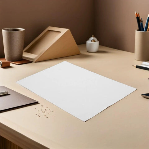 Boss Grade Flower Wrapping Paper Kit 200 Pieces 21x14 CM White Paper For Florists Writable Surface featured on a desk