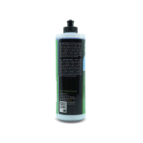 Heavy Duty Metal Polish That Wipes Out Oxidation Tarnish And Stains For Aluminum Chrome Brass Copper And Silver Delivers A Showroom Shine And Mirror Finish On Cars And All Metal Surfaces 16oz Made In USA bottle back view