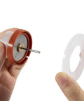Hands holding Repair Kit for 720A Pressure Vacuum Breaker Backflow Preventer Compatible with One Half Inch Three Quarter Inch and One Inch Models RK1 720A DIY Friendly Replacement Parts for Quick Freeze Damage Repair and Easy Install components.