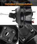 Heavy Duty Vacuum Power Brake Booster Replacement Fits 2003 2006 Chevy Silverado showing close-up of components and mounting points.