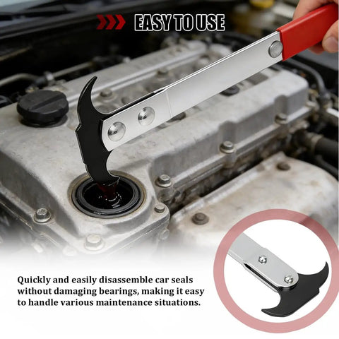 Heavy Duty Car Seal Puller With Dual Hook Tips For Oil And Grease Seal Disassembly And Installation in automotive use
