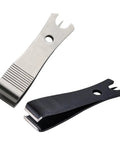Two Pack Stainless Steel Fishing Line Cutter Nippers With Hook Eye Pin, Ultra Compact Lightweight Line Scissors For Precise Snips