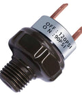 90-120 PSI Air Pressure Switch 1/4 NPT for Air Compressor and Horn Systems, DC 12V/24V Compatible, Black Finish