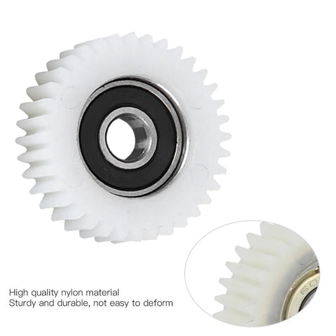 Close-up of a single 36-tooth nylon gear from the 3 Pack 36 Tooth E Bike Hub Motor Clutch Gear Kit Replacement Accessory for Ebike.
