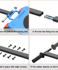 Assembly instructions for Beefed Up Heavy Duty Machinery Skates Haul Up To 8800 Lbs With Five 360 Degree Swivel Rollers.